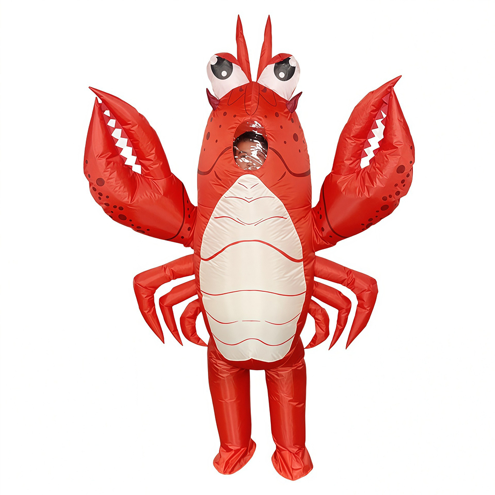 Cosplay Prop Business - Aufblasbares Roter Hummer Kostüm – Ganzkörper-Cartoon-Figur