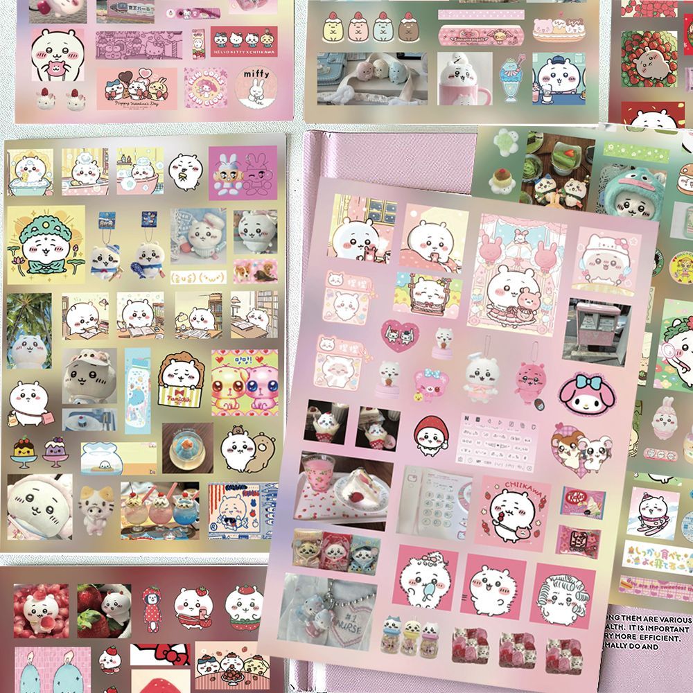 Cosplay Material For Prop - Chiikawa-Heilungssticker, niedliche, wasserdichte Aufkleber