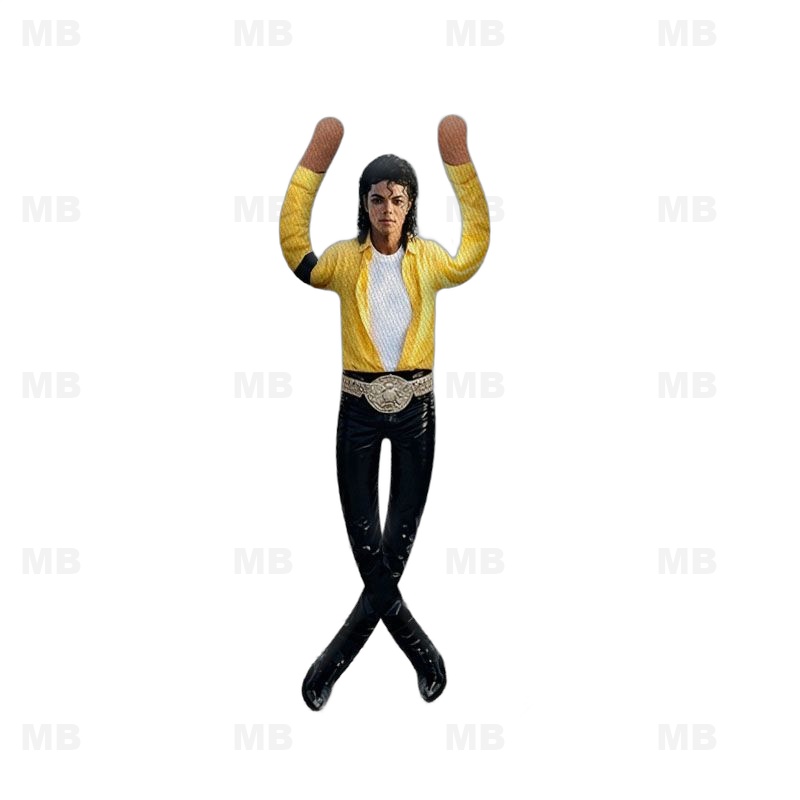 Evoker Cosplay Prop - Neue Michael Jackson Q Plüsch-Requisitenpuppe, bewegliche