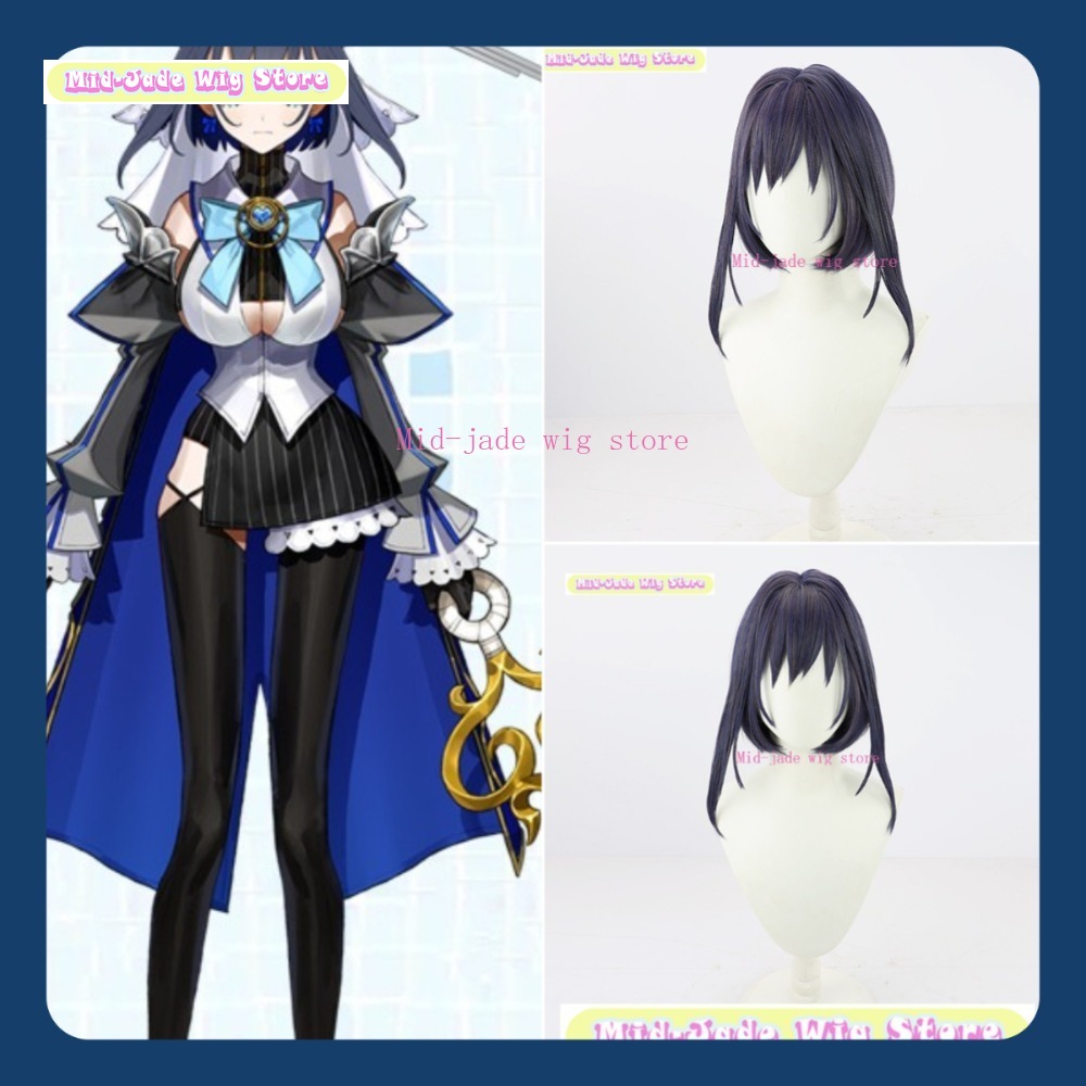 Prop En Cosplay - Mid-Jade Perücke Store Hololive EN Ouro