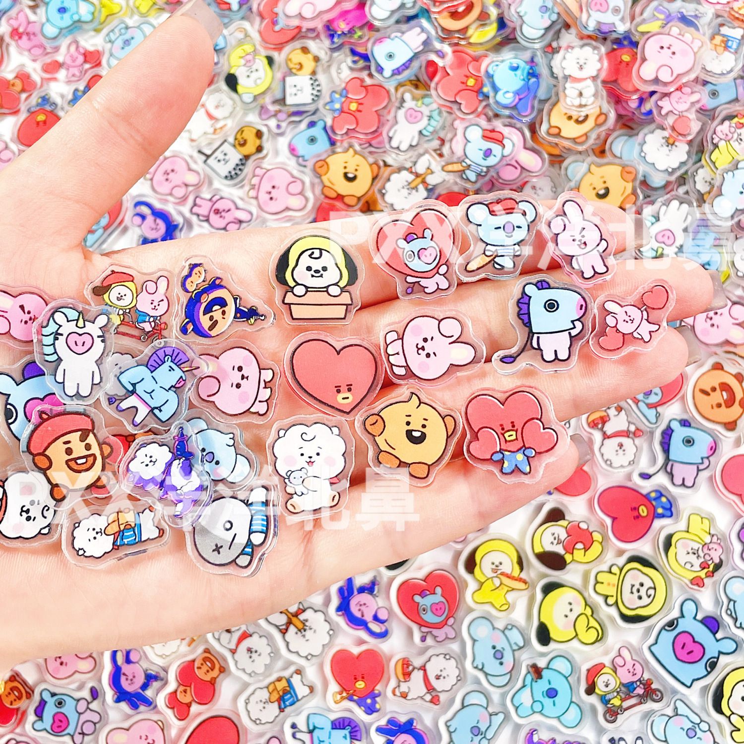 Cosplay Material For Prop - 100 Stück BT21 BTS Einlagige 1cm/2cm/4cm