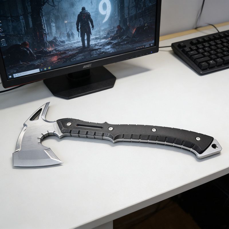 Cosplay Prop Axe - Cosplay Biohazard RE9 3D-Gedruckte Plastik-Axt Requisiten