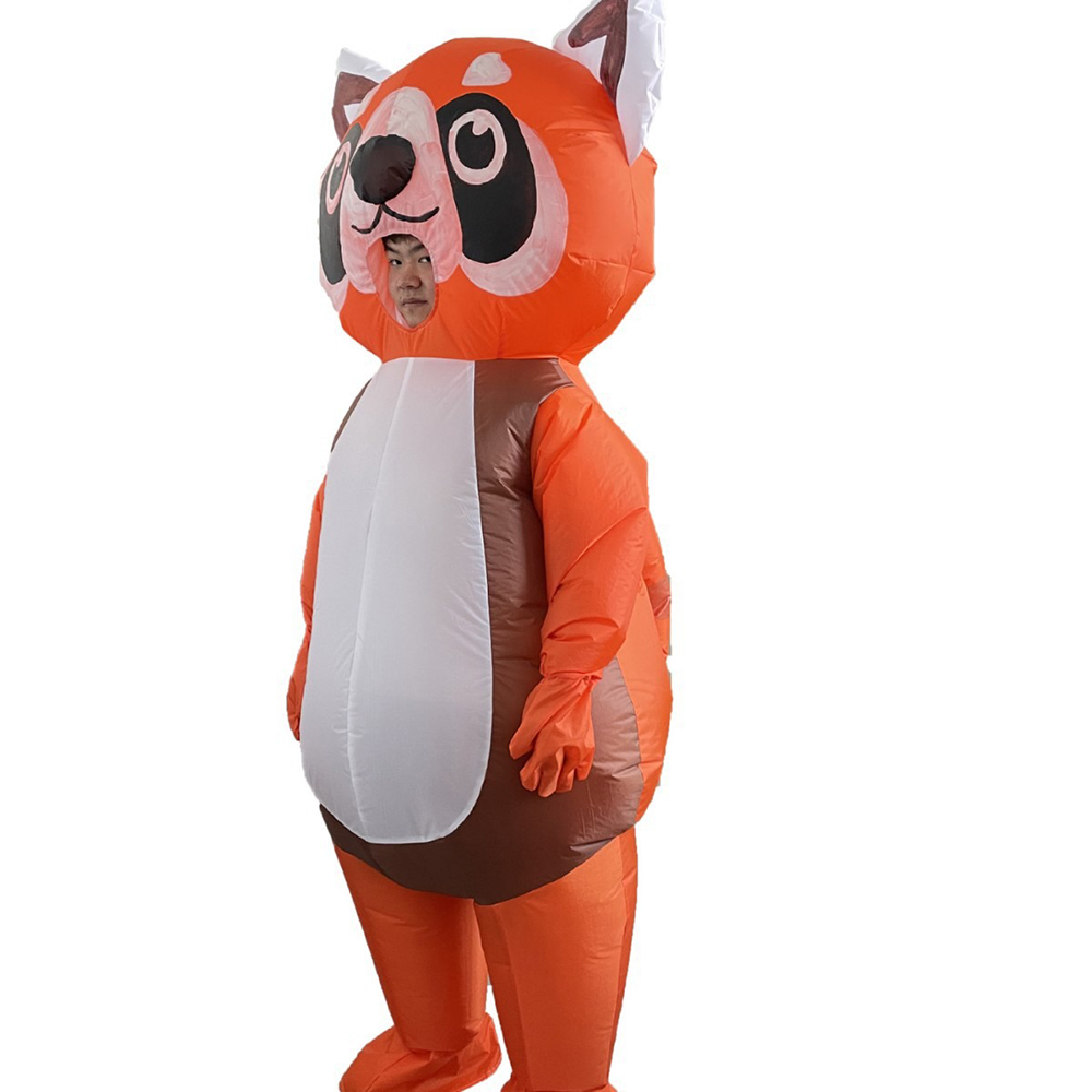 Orangefarbener Roter Panda Auf – Cosplay Prop Business Bewertung und Preis